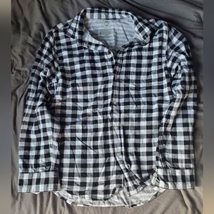 Boys Button-Up Checkered Shirt Size XL